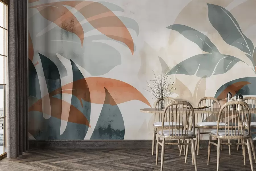 murais de parede Folhas de palmeira w04482