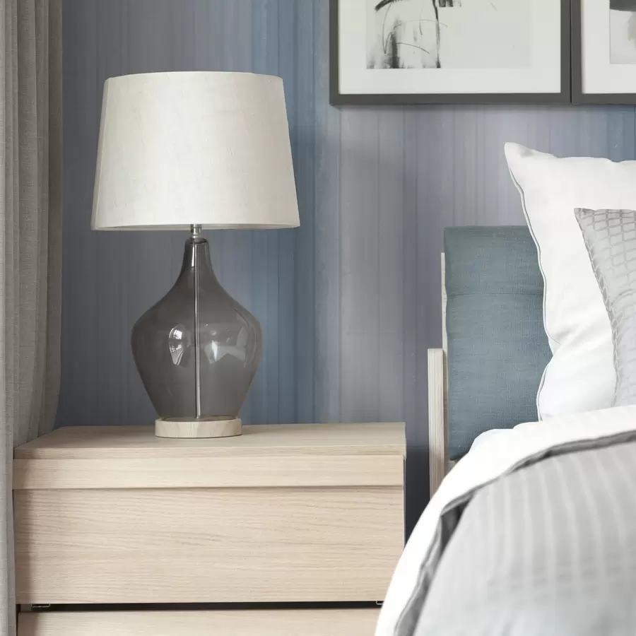 murais de parede Listras suaves em gradiente azul-cinza a00506