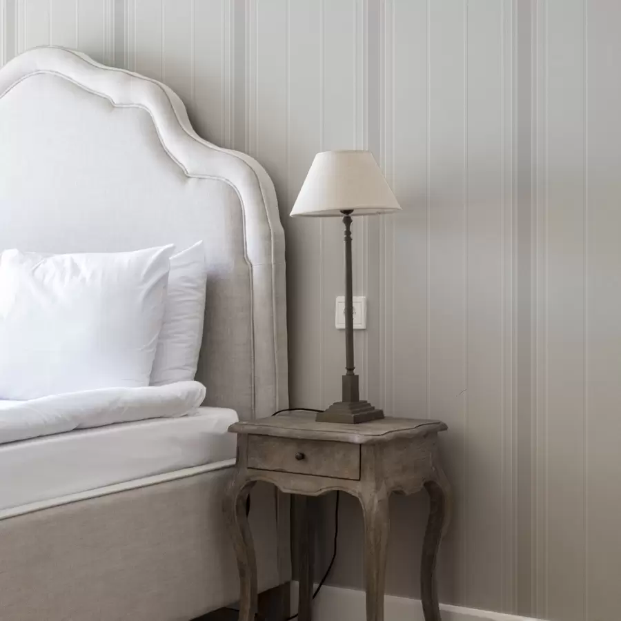 murais de parede Listras em tom bege claro com detalhes largos a00518