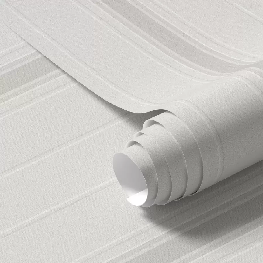 murais de parede Fundo bege com listras finas e médias em cinza e branco a00559