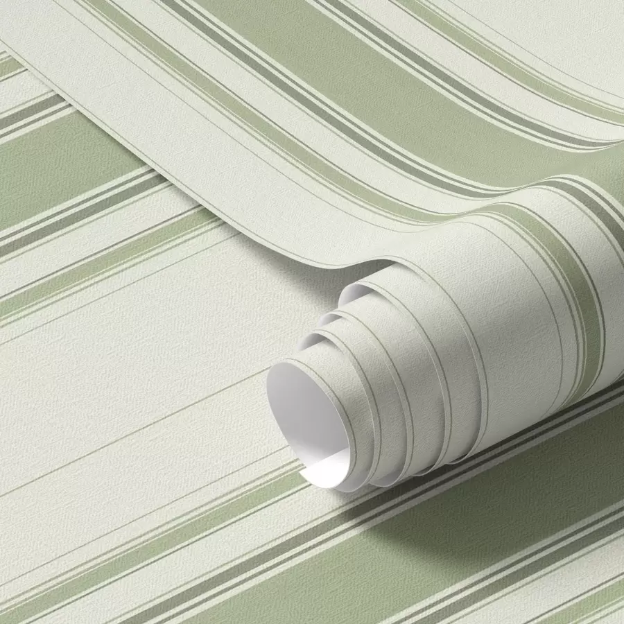murais de parede Fundo claro com listras verdes escuras a00562