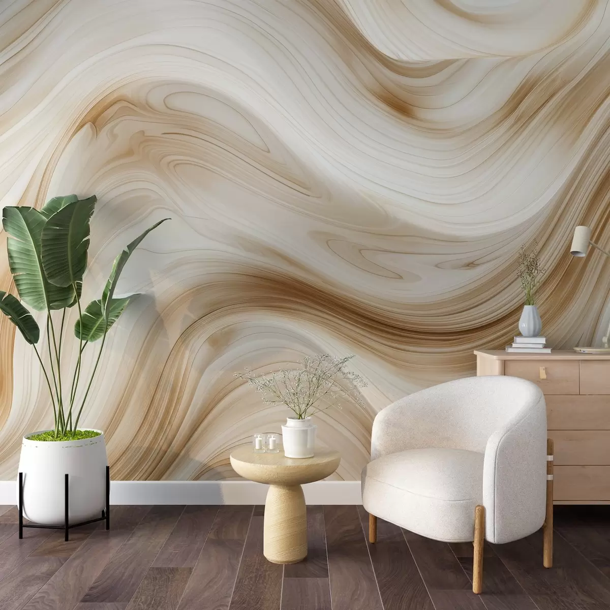 murais de parede Linhas abstratas w04513