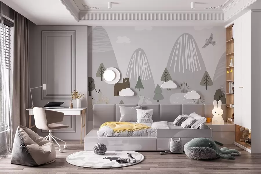 murais de parede Animais da floresta w04430