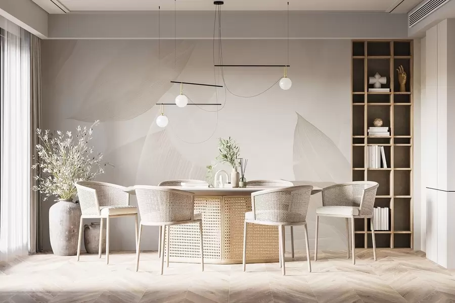 murais de parede Folhas afiadas w04517v1