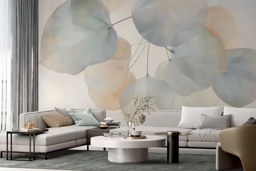 murais de parede Folhas enormes w04599