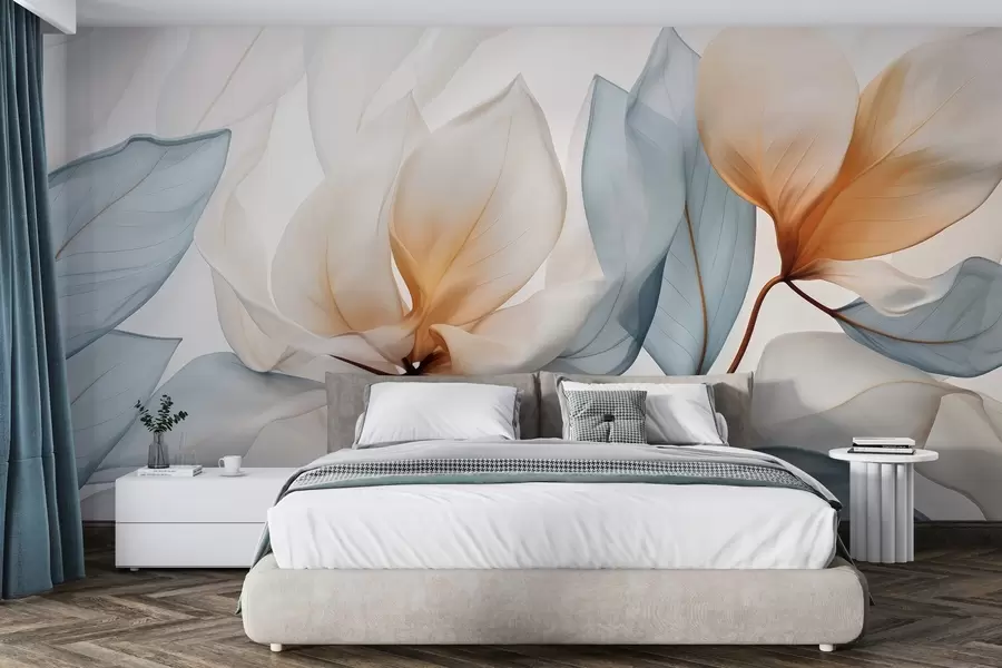 murais de parede A magia das pétalas w04566