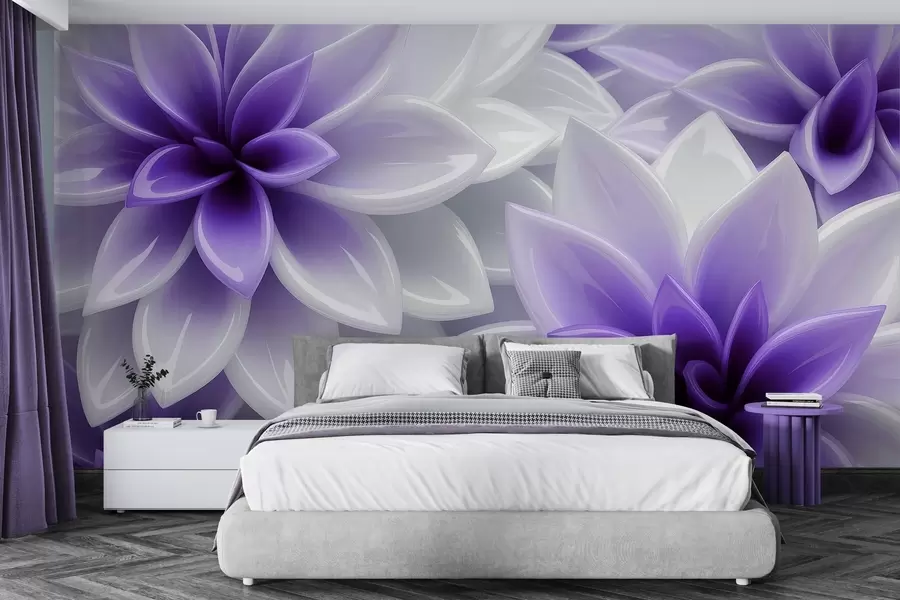 murais de parede Sinfonia floral w04571