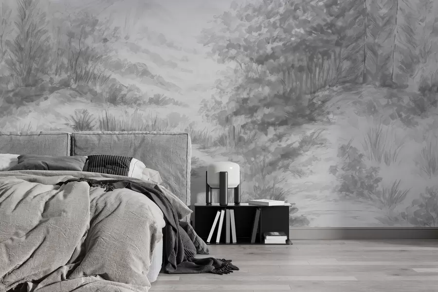 murais de parede Contornos coloridos w04572v2