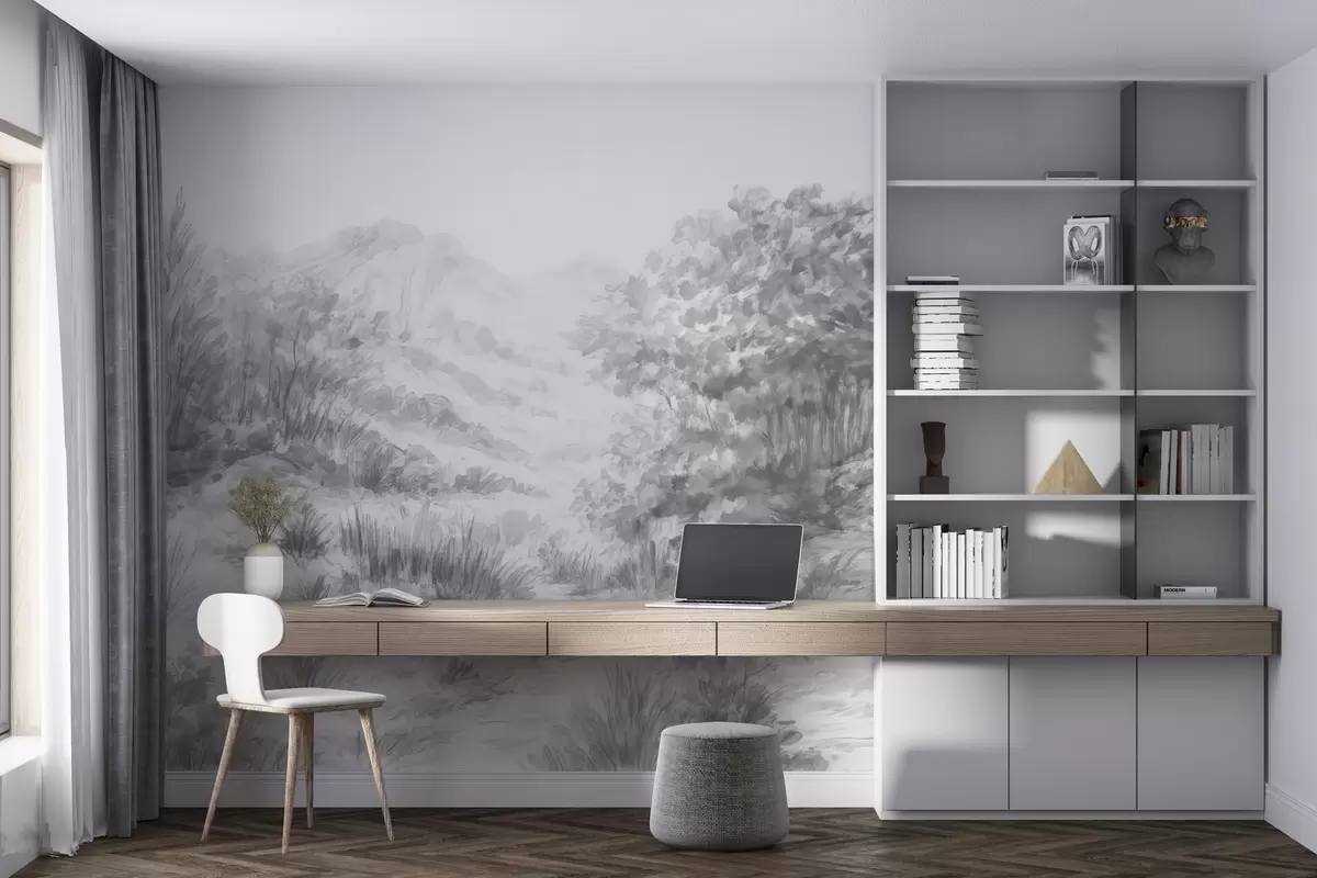 murais de parede Contornos coloridos w04572v2