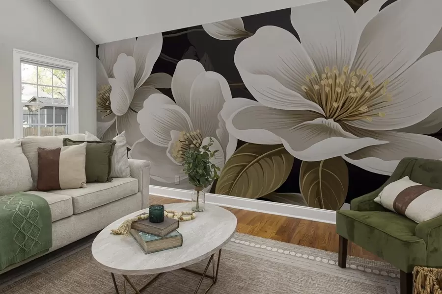 murais de parede Flores w04650