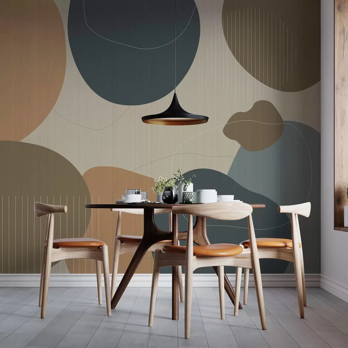 murais de parede Círculos abstratos w04759v1