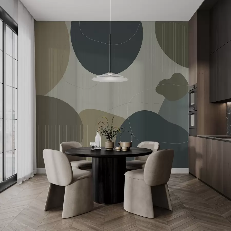 murais de parede Círculos abstratos w04759v2