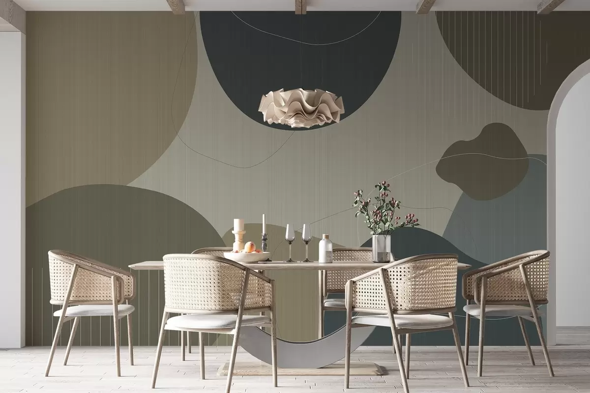 murais de parede Círculos abstratos w04759v2