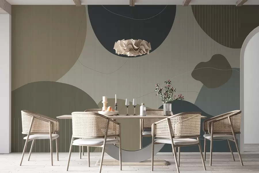 murais de parede Círculos abstratos w04759v2