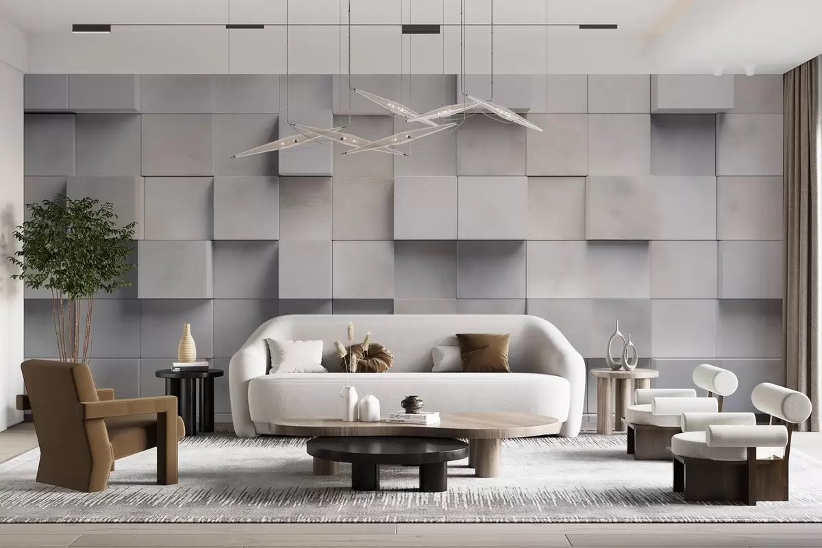 murais de parede Blocos quadrados w04806