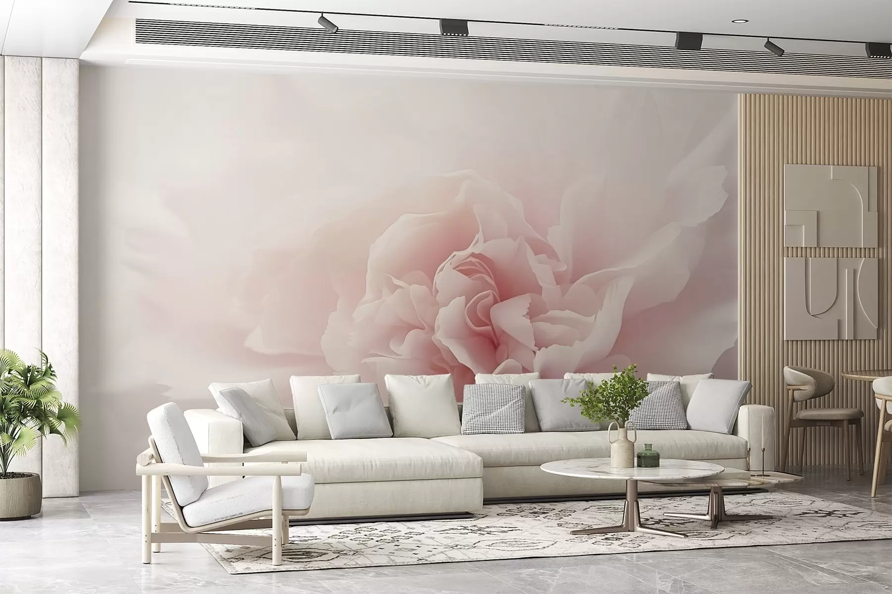 murais de parede Pétalas, flor grande w04891