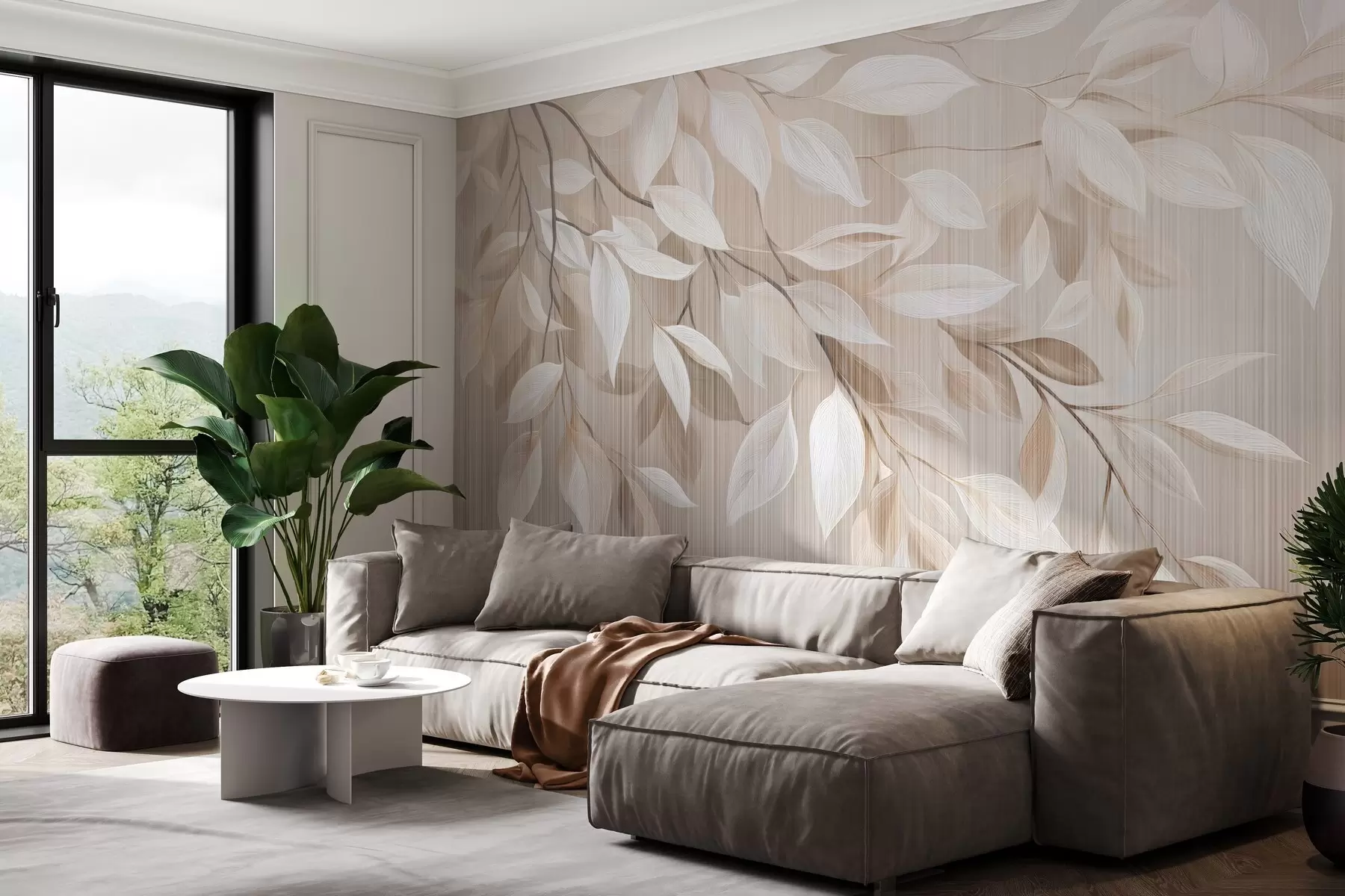 murais de parede Galho de árvore pendurado w04903