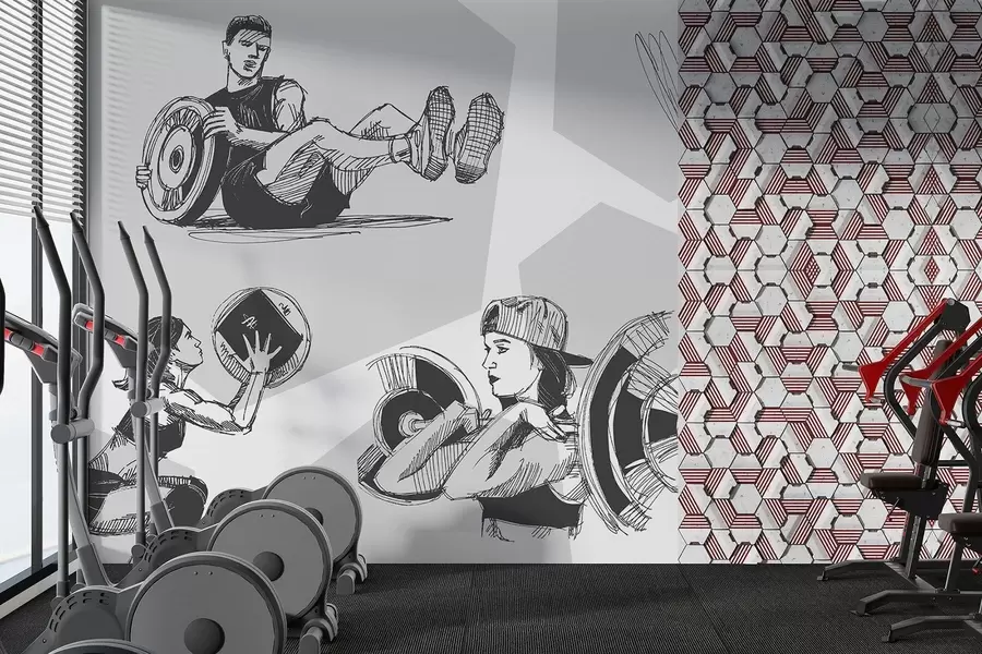 murais de parede Atletas w04909v2