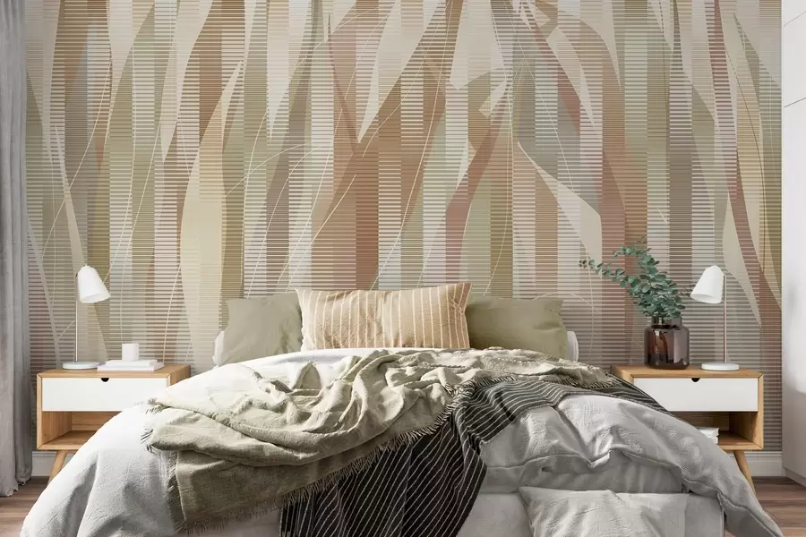 murais de parede Elementos entrelaçados w04945