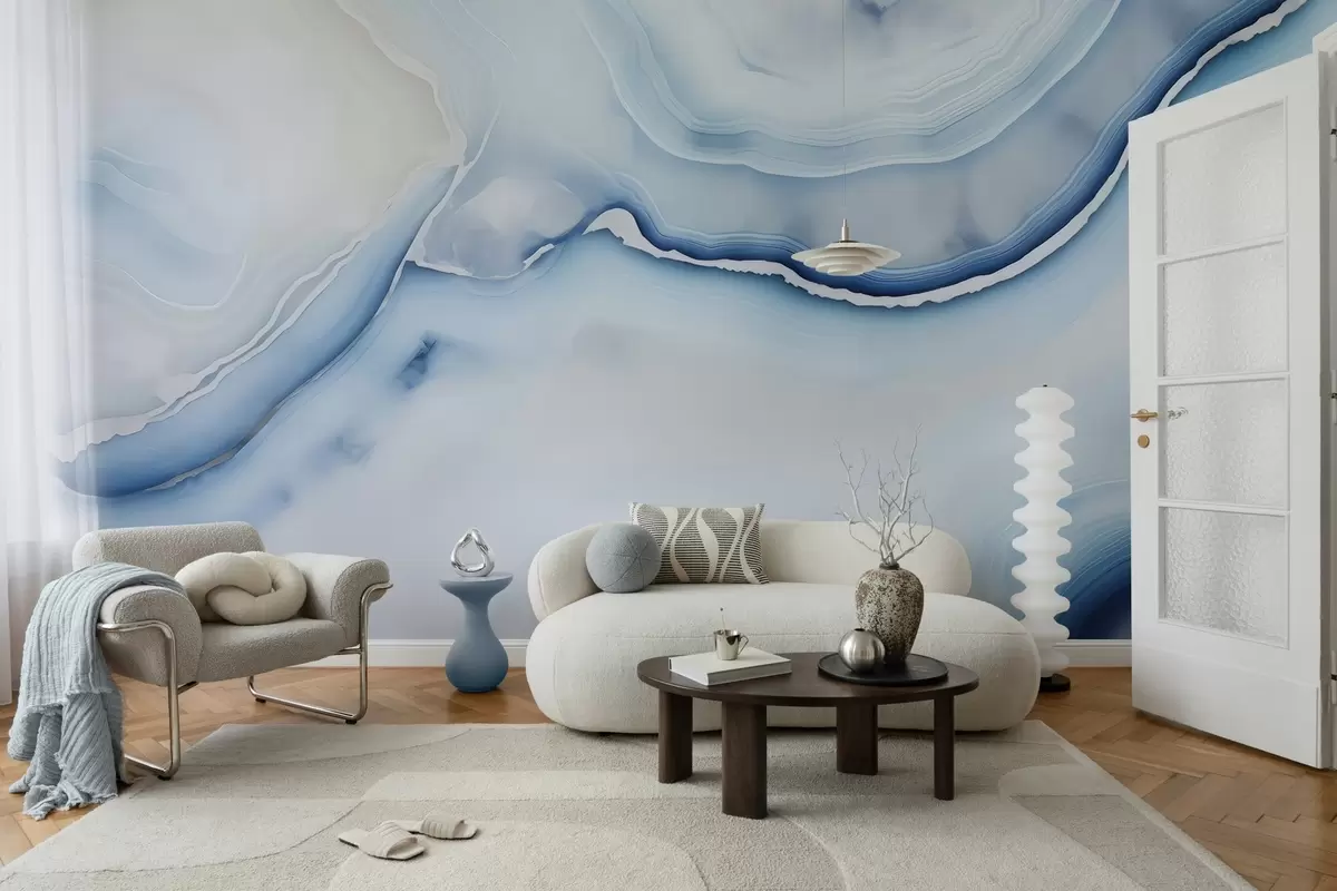 murais de parede Mármore delicado w05000