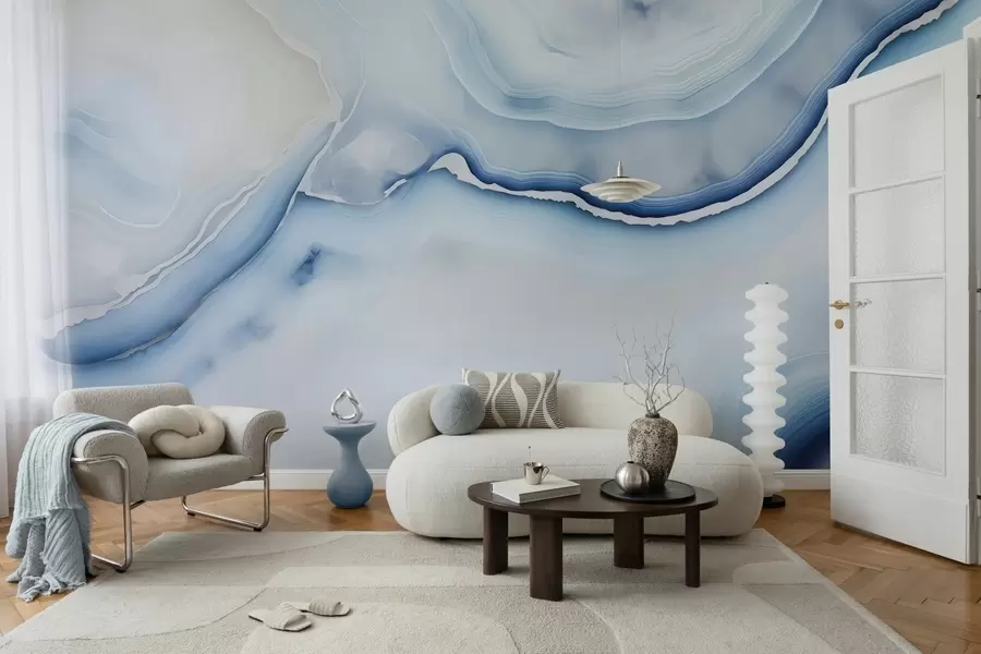 murais de parede Mármore delicado w05000