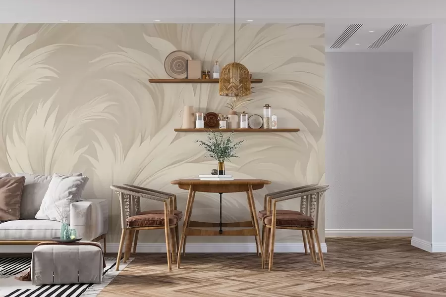 murais de parede Folhas abstratas w04987