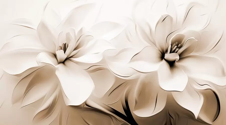 murais de parede Flores fantásticas w04984