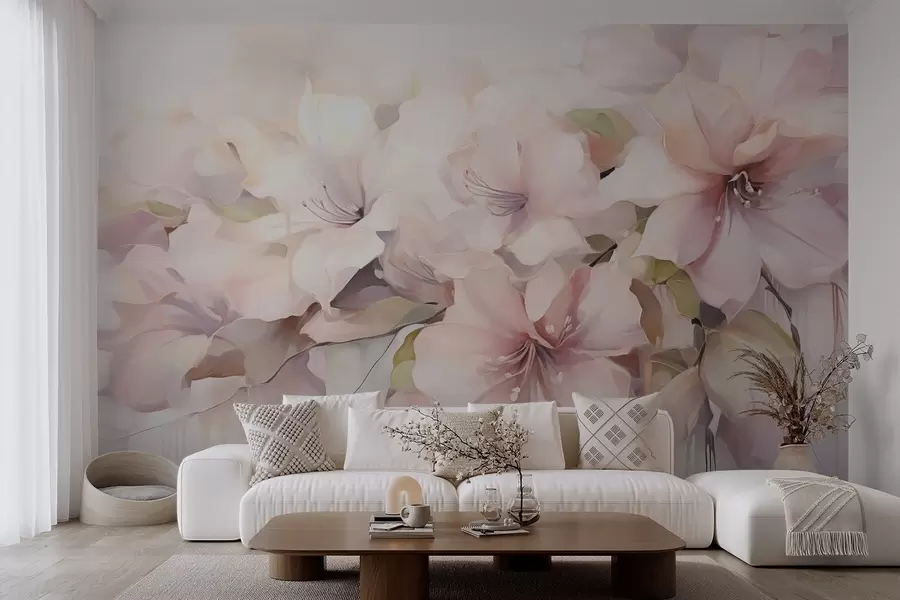 murais de parede Pintura de imitação de flores w05101
