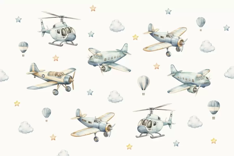 murais de parede Aeronave w05138