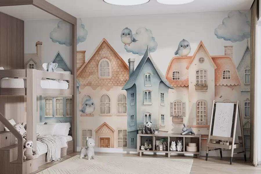 murais de parede Casas w05140