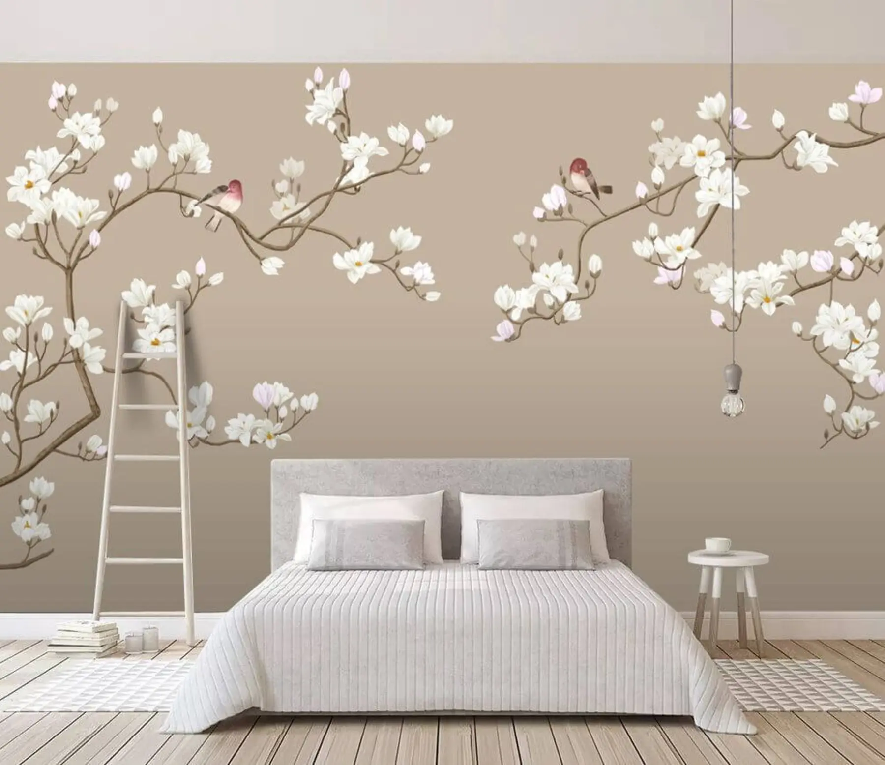 murais de parede Flor, marrom e pétala u29583