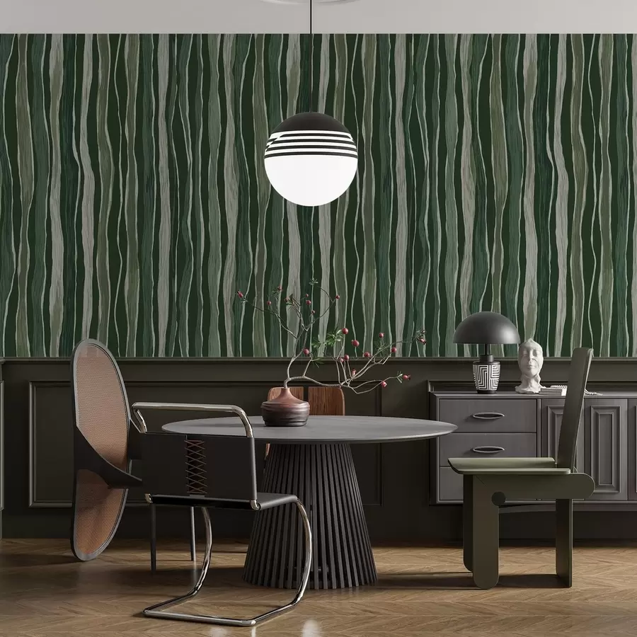 murais de parede Listras onduladas a01150v2