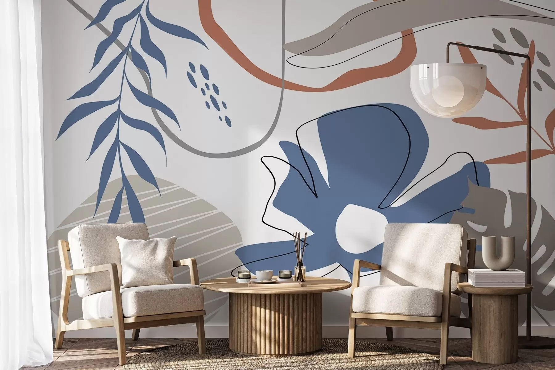 murais de parede Composição abstrata w05188