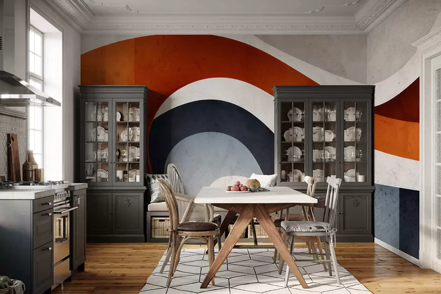 murais de parede Espaço geométrico w05169