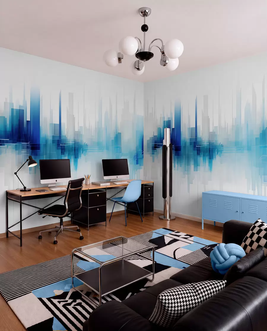 murais de parede Respiração em aquarela w05172