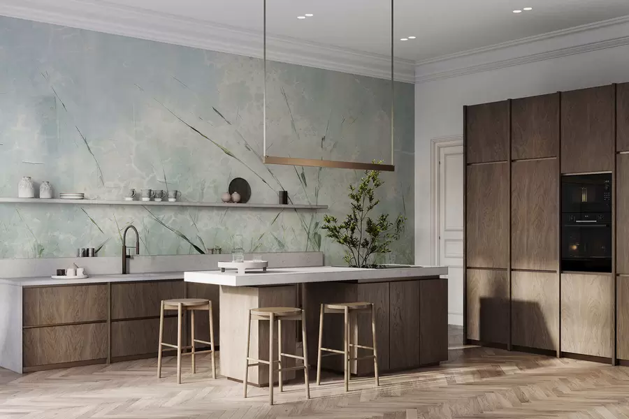 murais de parede Leveza da grama w05176