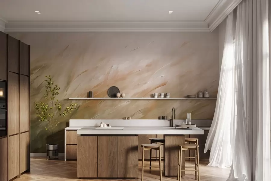 murais de parede Sopro de grama w05183v1