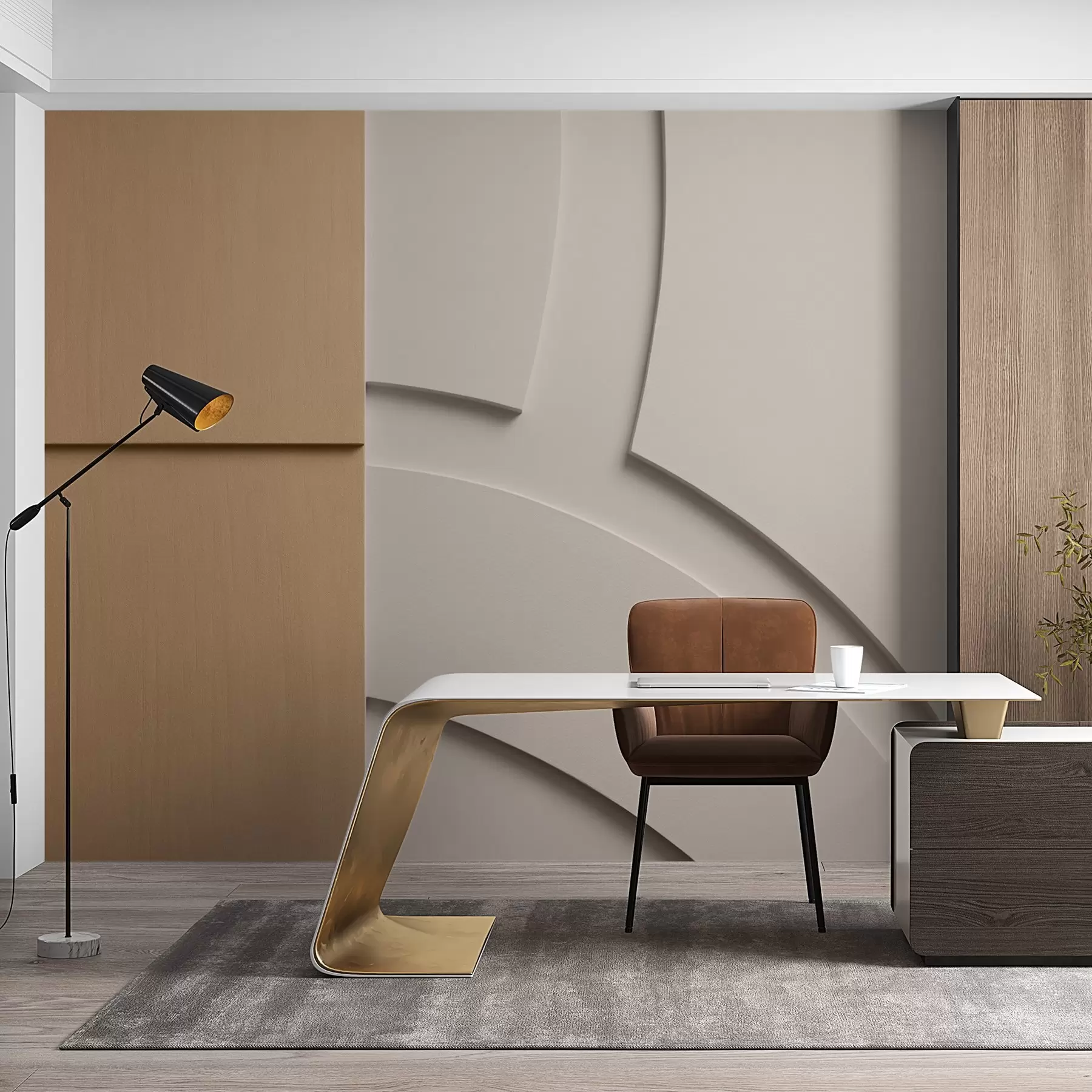 murais de parede Composição abstrata w05205