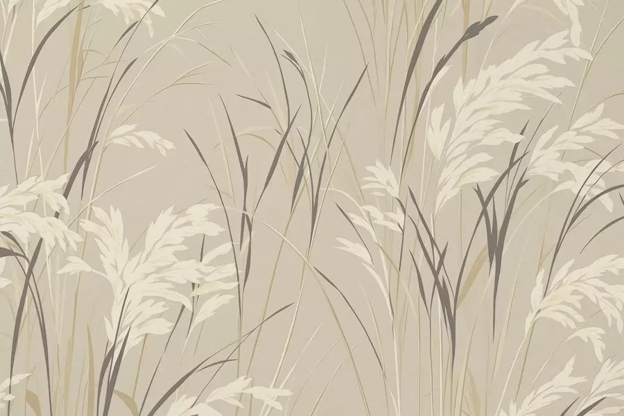 murais de parede Caules finos de flores silvestres w09696