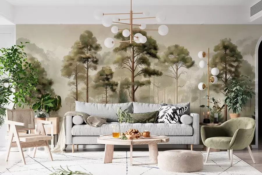 murais de parede Floresta decídua w05197