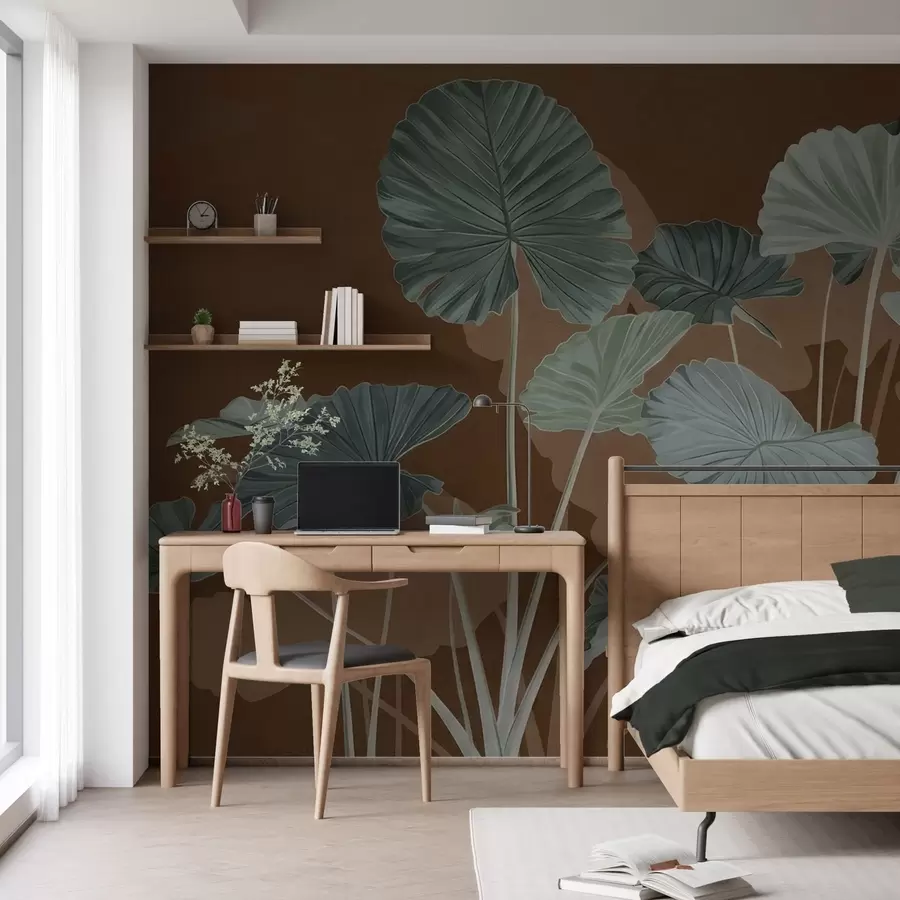 murais de parede Jardim de lótus pintadas w05364v1