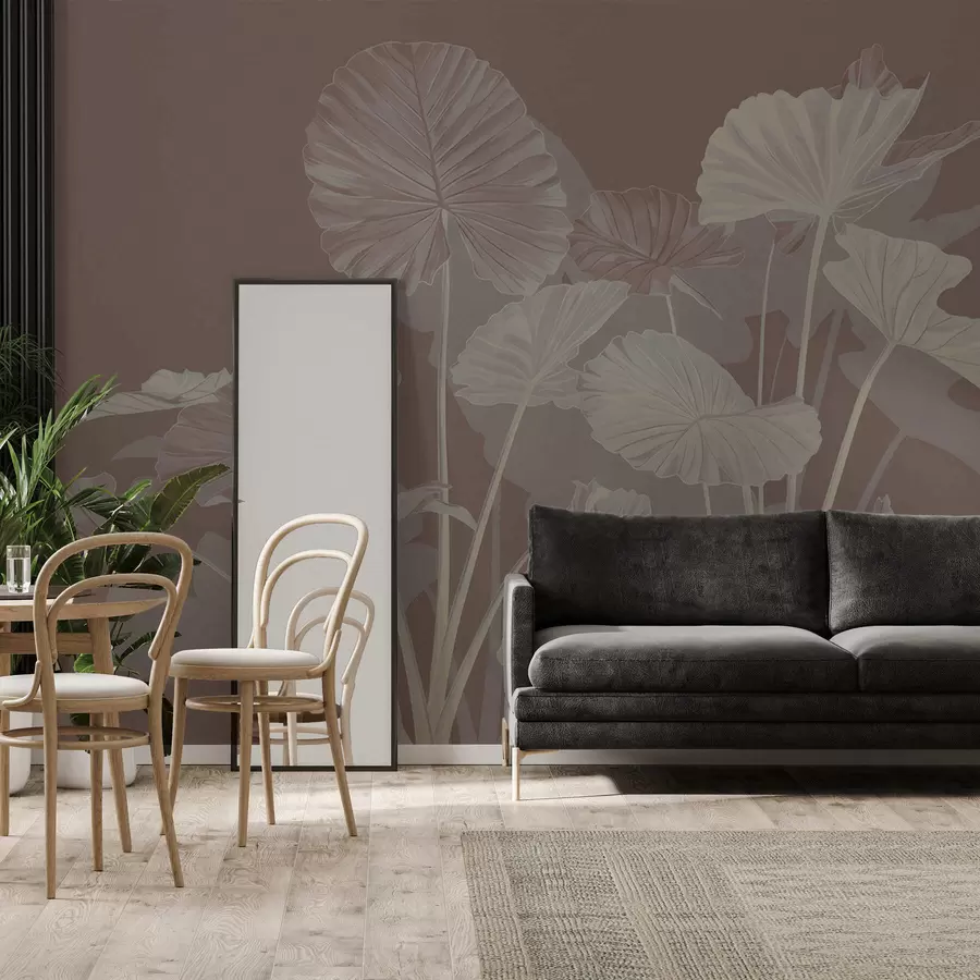 murais de parede Jardim de lótus pintadas w05364v2