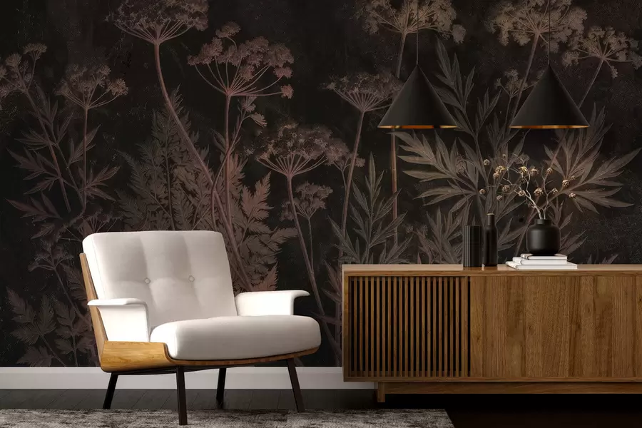 murais de parede Flores eternas entrelaçadas w05369v1