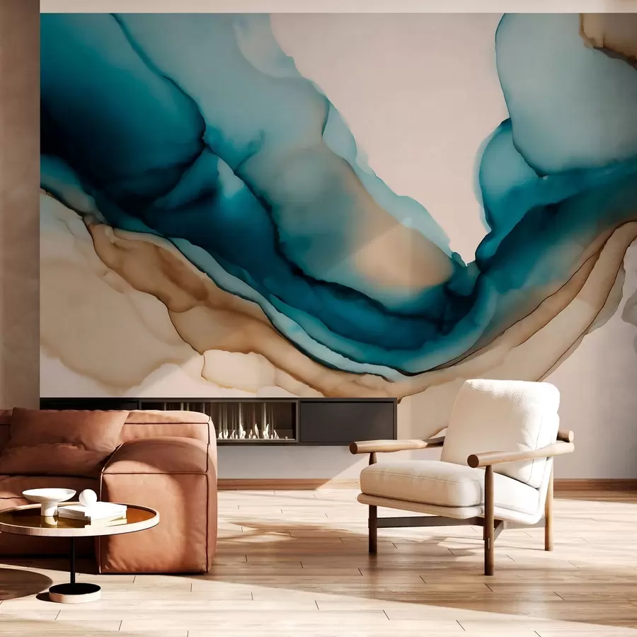 murais de parede textura abstrata no estilo tinta à base de álcool w05238