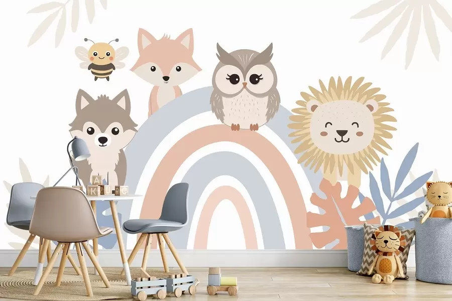 murais de parede Animais fofos w05399v1