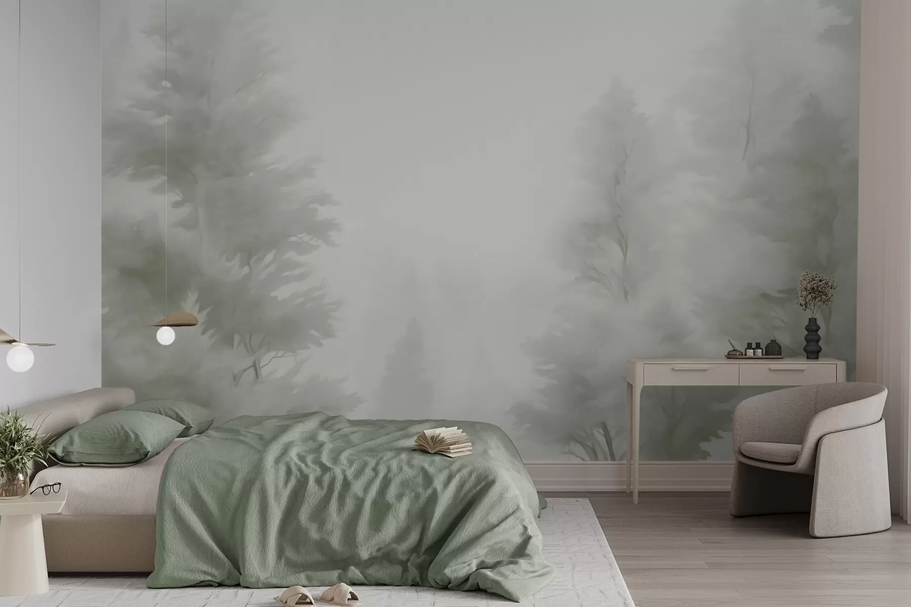 murais de parede Floresta abstrata w05420