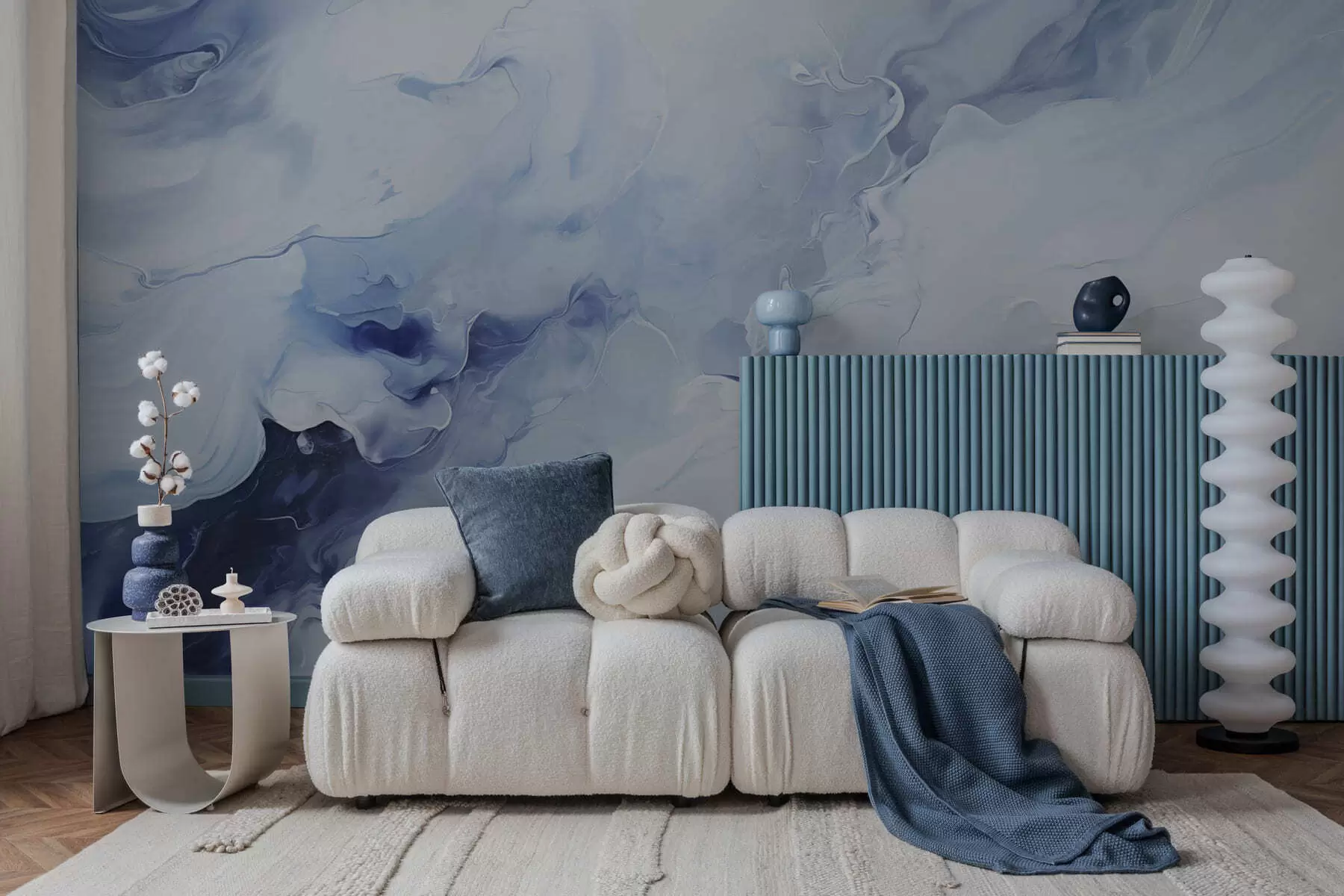 murais de parede Veios refinados do mármore w05441