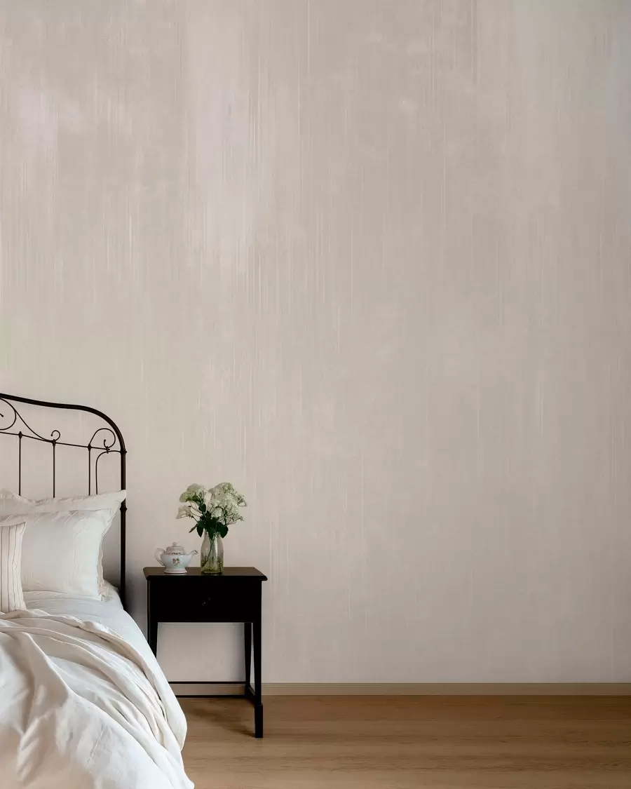 murais de parede Fundo bege claro com uma textura vertical sutil w05121