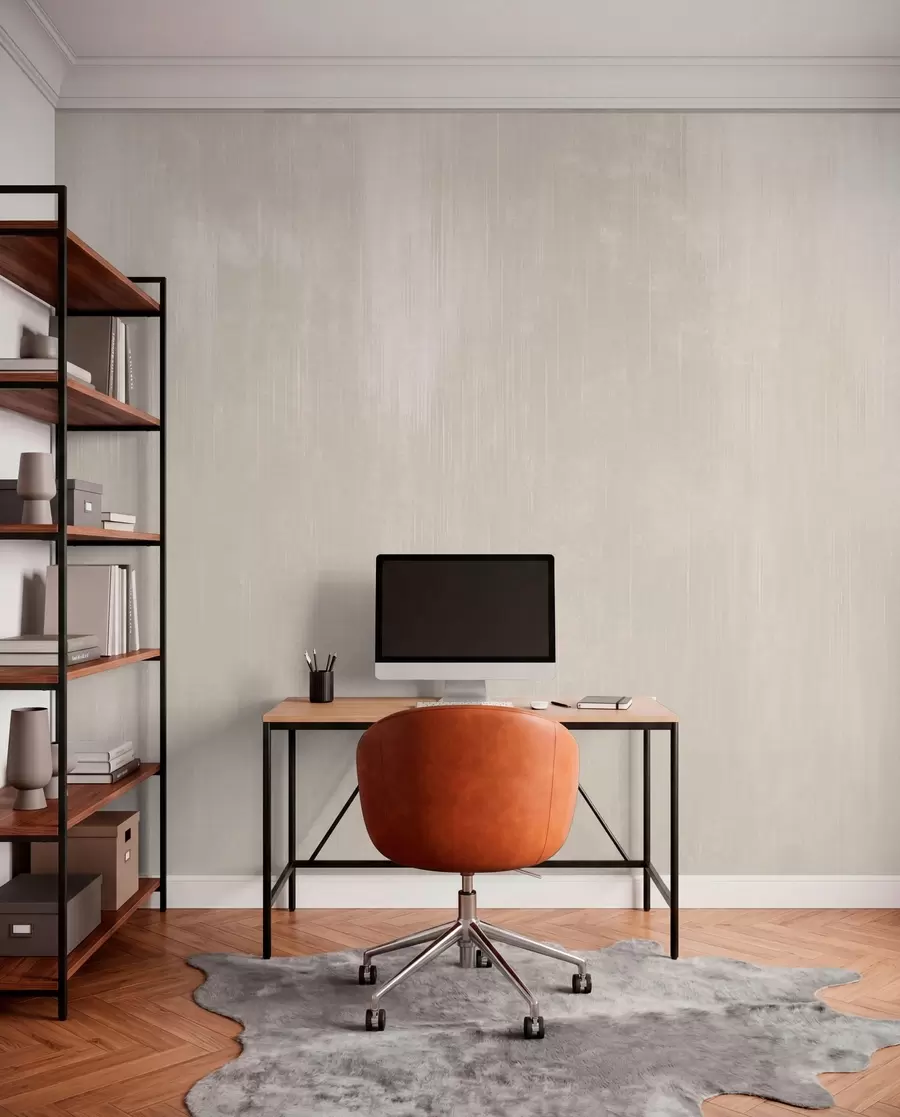 murais de parede Fundo bege claro com uma textura vertical sutil w05121