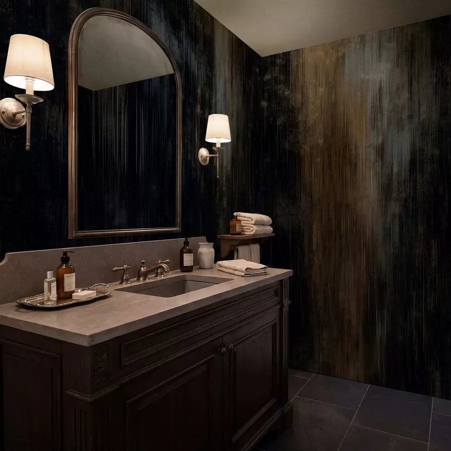 murais de parede Fundo abstrato escuro com listras verticais w05121v5